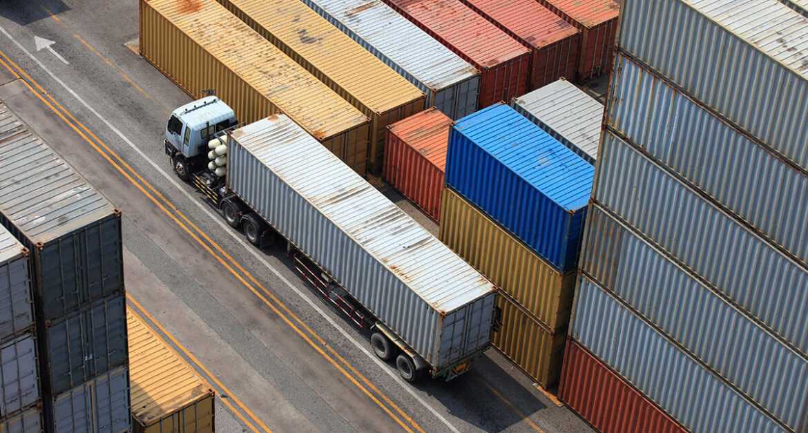 Trucks and containers